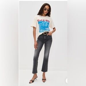 MOTHER The Hustler Flood Jeans Under the Bleachers Size 28